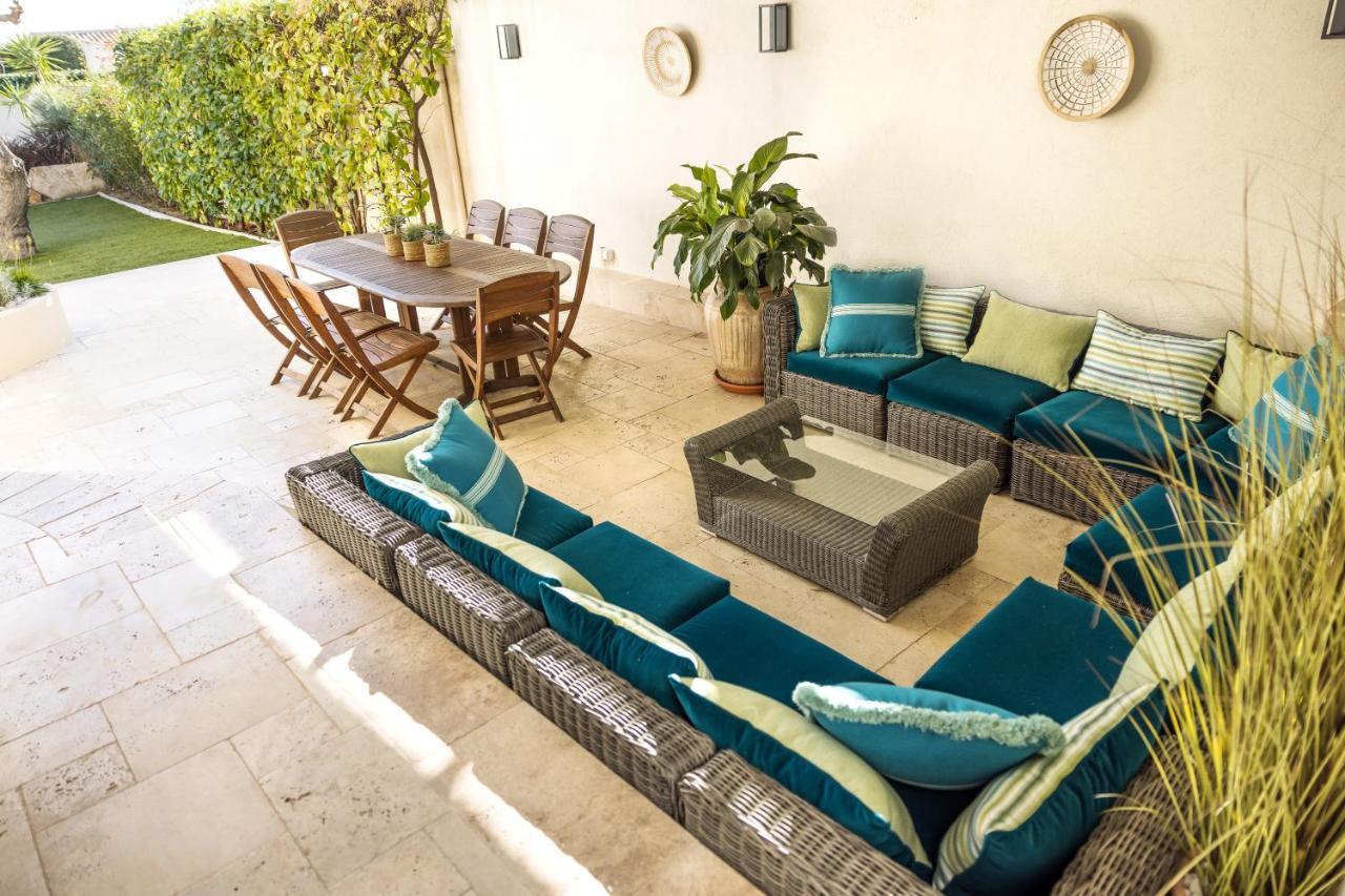 Villa Montfleuri, Vieille Ville A Pieds, Vue Mer, Piscine, 8 Pers Sainte-Maxime Dış mekan fotoğraf