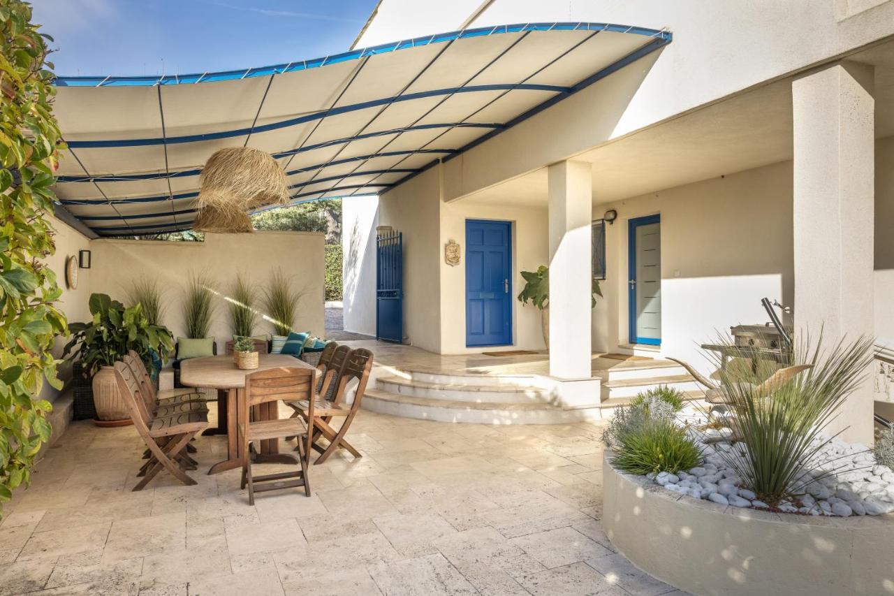 Villa Montfleuri, Vieille Ville A Pieds, Vue Mer, Piscine, 8 Pers Sainte-Maxime Dış mekan fotoğraf