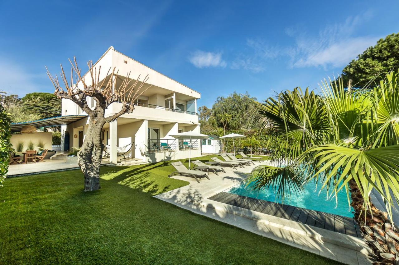 Villa Montfleuri, Vieille Ville A Pieds, Vue Mer, Piscine, 8 Pers Sainte-Maxime Dış mekan fotoğraf