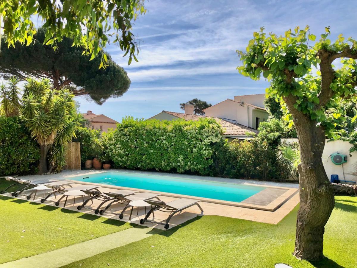 Villa Montfleuri, Vieille Ville A Pieds, Vue Mer, Piscine, 8 Pers Sainte-Maxime Dış mekan fotoğraf